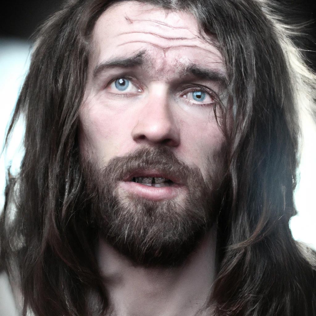 British actor that looks like Neanderthal Jesus,