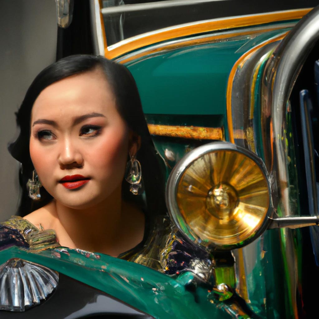 Highly detailed photo of a beautiful chinese Nyonya woman
