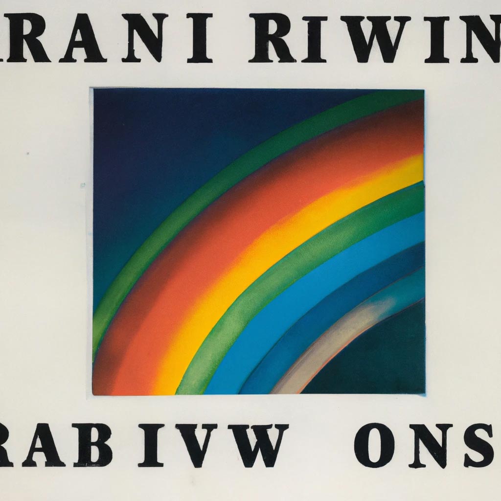 In Rainbows album cover, by Magritte