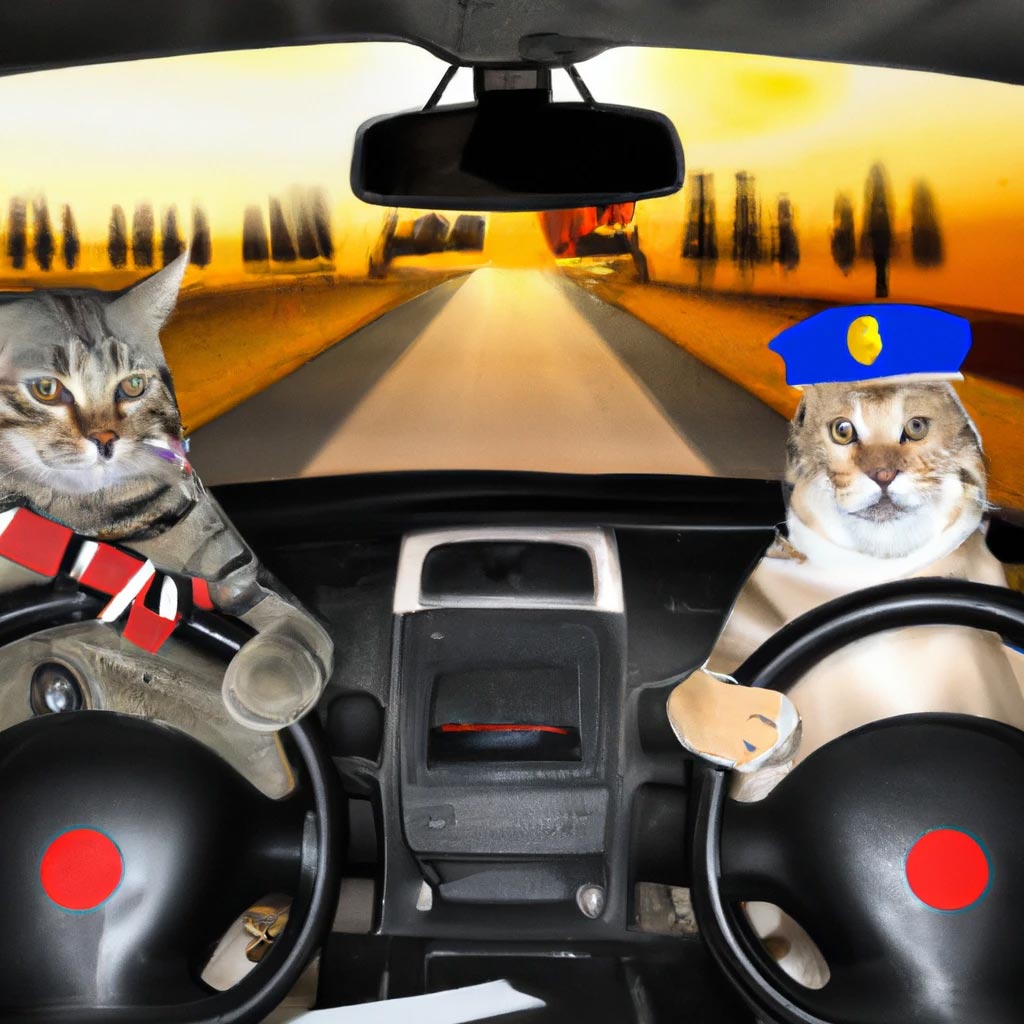 driver cats getting agressive on traffic
